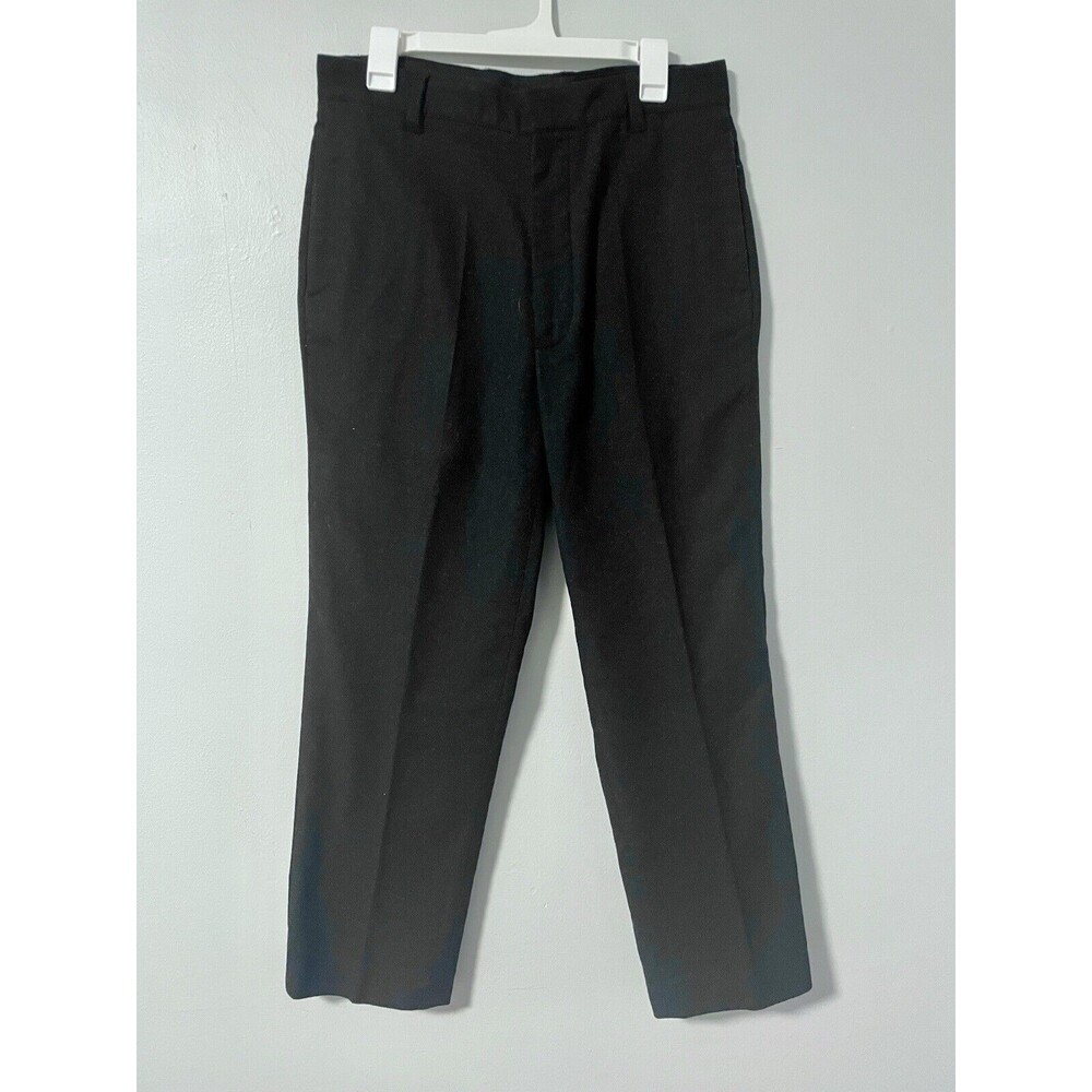 Banana Republic‎ Charcoal Black Wool Blend Dress Pants Stretch 34R 34x28